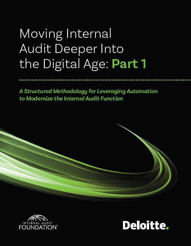 Moving Internal Audit Deeper Into the Digital Age